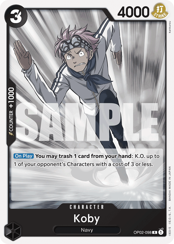 Koby (Character) (OP02-098) (ST19 Reprint) (R)
