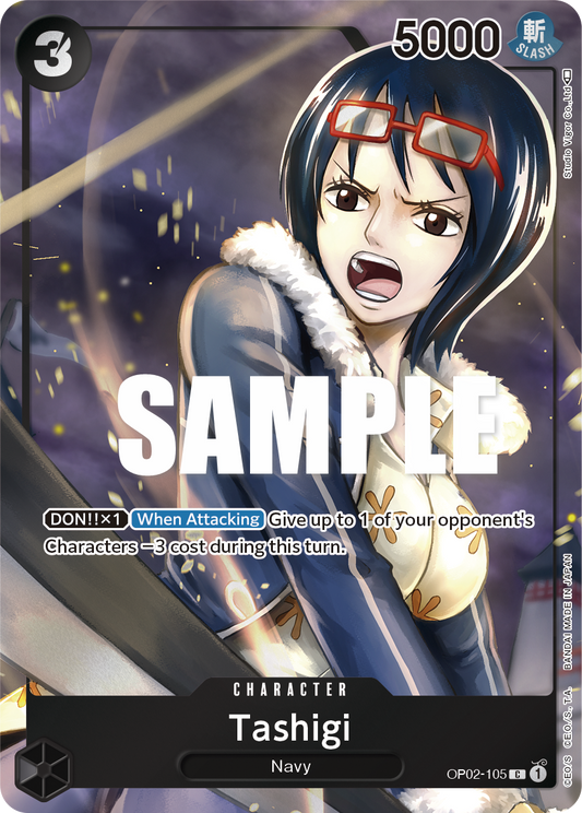 Tashigi (Character) (OP02-105) (Box Topper)