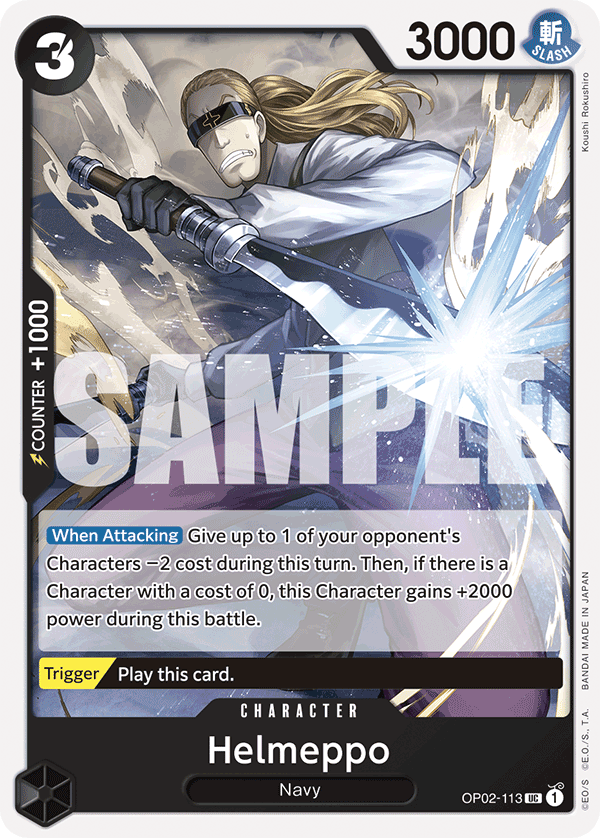 Helmeppo (Character) (OP02-113) (ST19 Reprint) (UC)