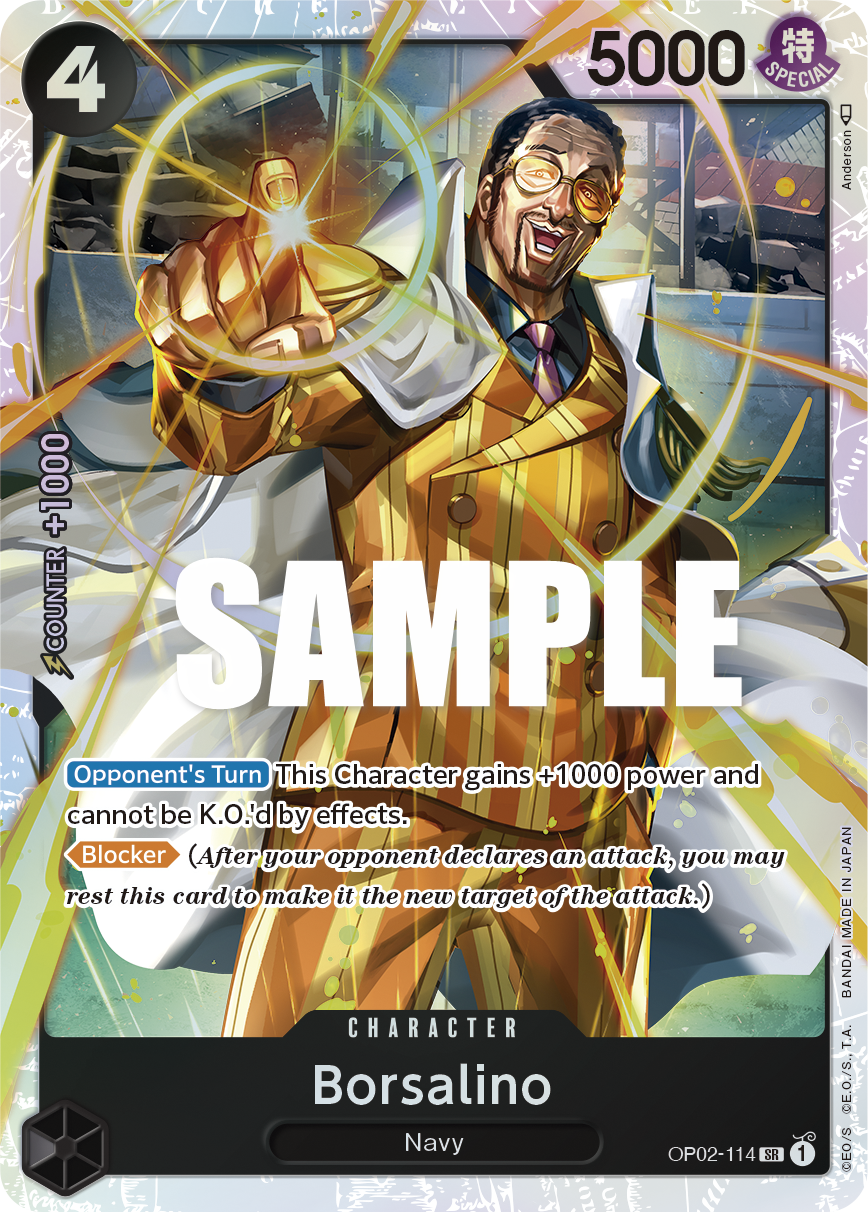 Borsalino (Character) (OP02-114) (SR)