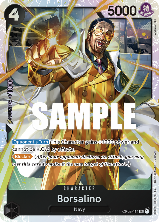 Borsalino (Character) (OP02-114) (SR)