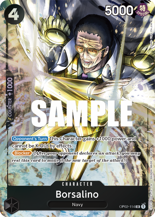 Borsalino (Character) (OP02-114) (SR) (Alternate Art)