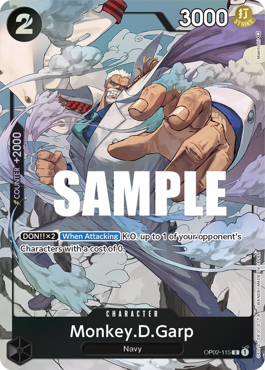 Monkey D. Garp (Character) (OP02-115) (Alternate Art)