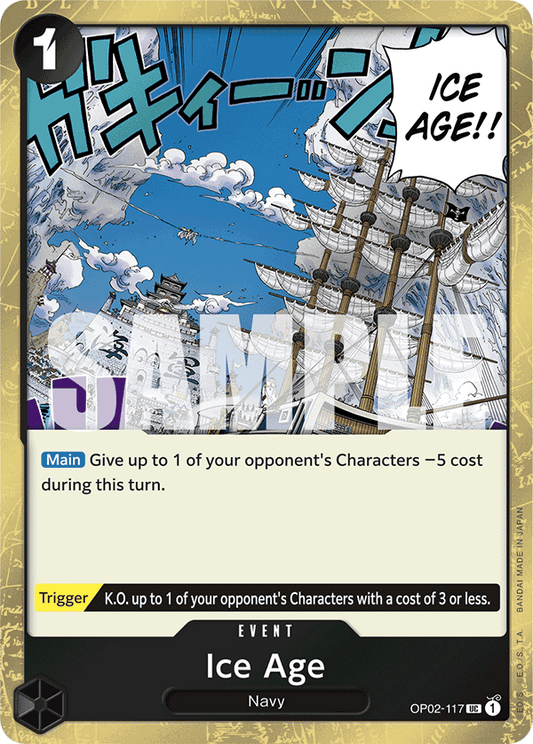 Ice Age (Event) (OP02-117) (PRB01 Reprint) (UC) (Jolly Roger Stamp)