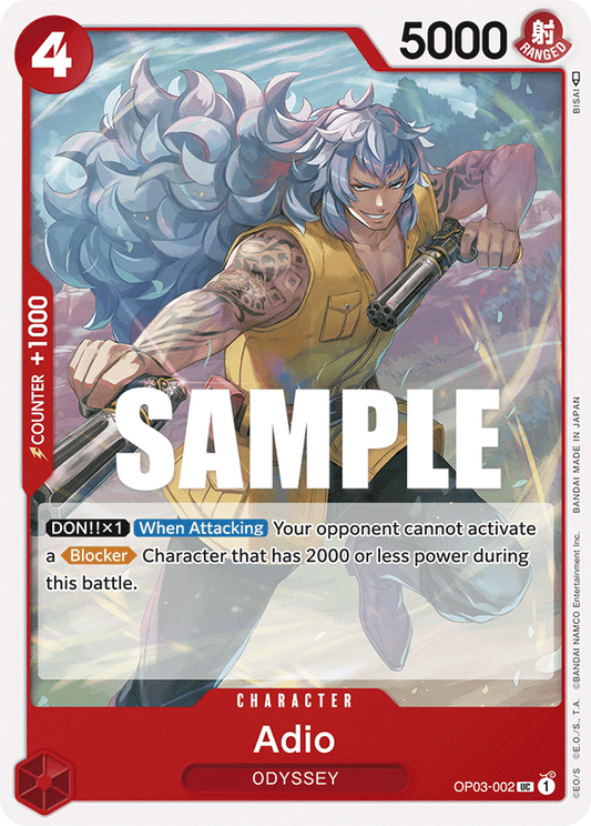 Adio (Character) (OP03-002)