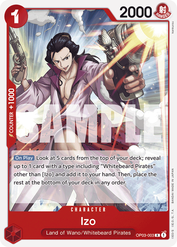 Izo (Character) (OP03-003) (ST15 Reprint) (R)