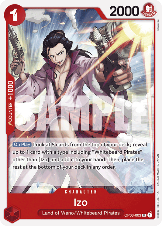 Izo (Character) (OP03-003) (ST15 Reprint) (R)
