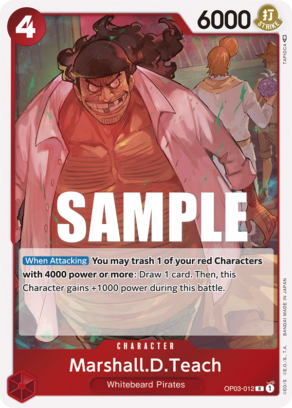 Marshall D. Teach (Character) (OP03-012) (R)