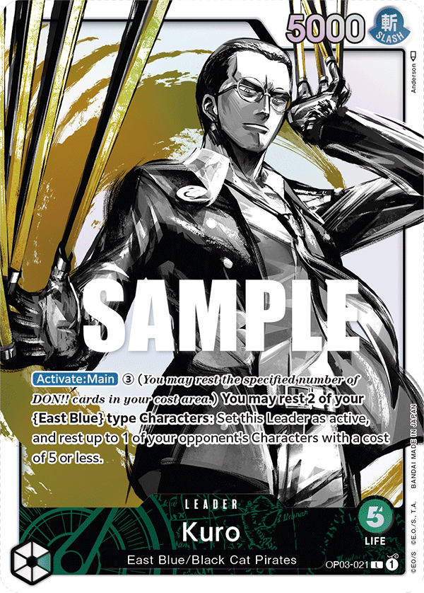 Kuro (Leader) (OP03-021) (Alternate Art)