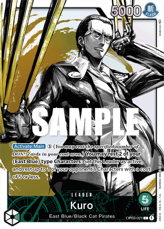 Kuro (Leader) (OP03-021) (Alternate Art)