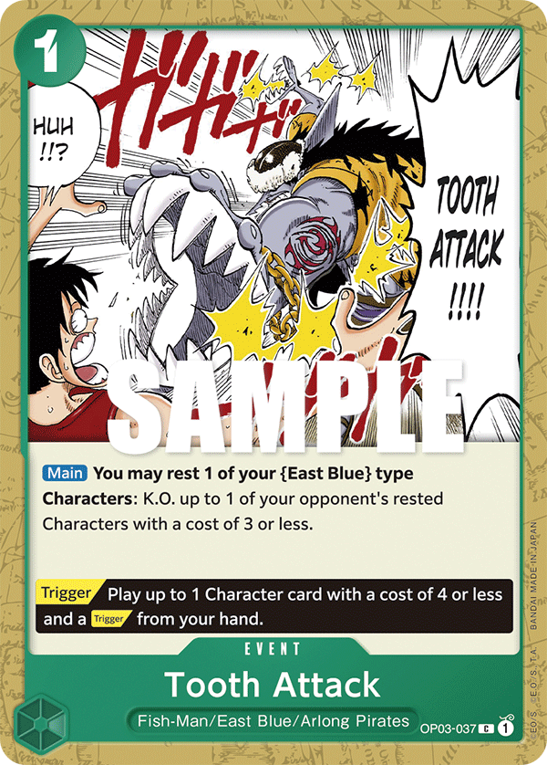 Tooth Attack (Event) (OP03-037)