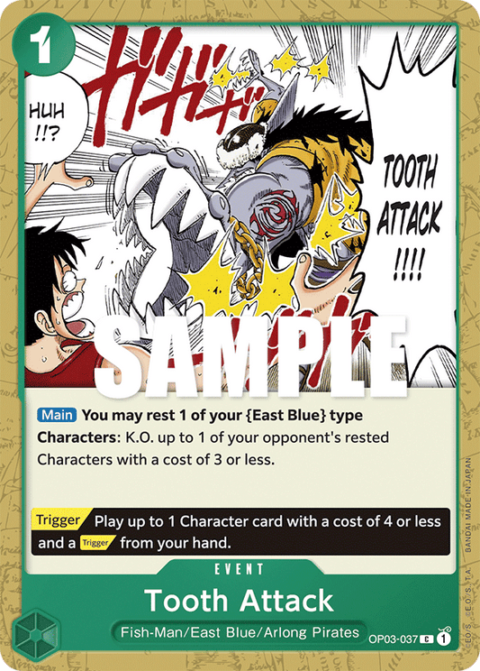 Tooth Attack (Event) (OP03-037)
