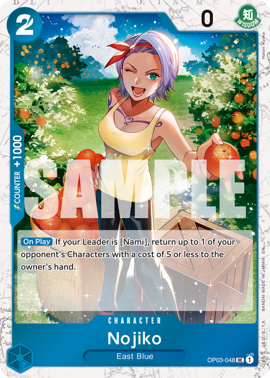 Nojiko (Character) (OP03-048) (UC) (Pirate Foil) (PRB02)
