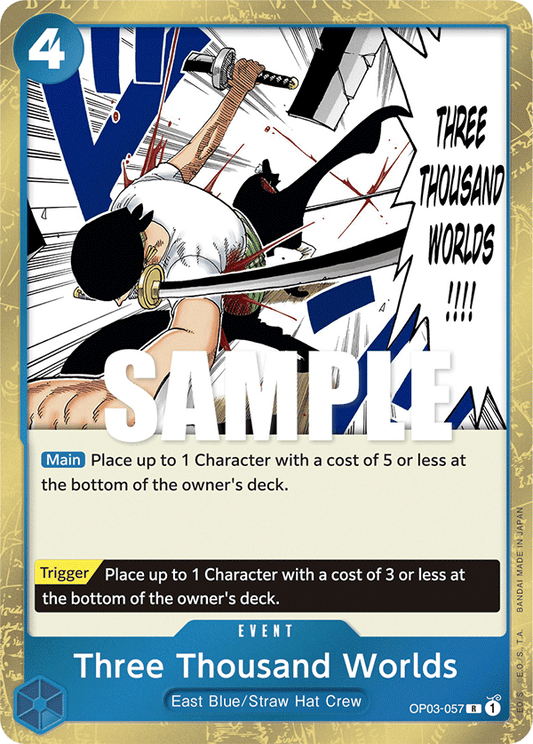 Three Thousand Worlds (Event) (OP03-057) (R)