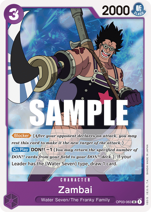 Zambai (Character) (OP03-063)