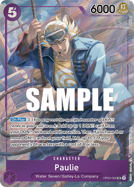 Paulie (Character) (OP03-066) (SR) (Alternate Art)