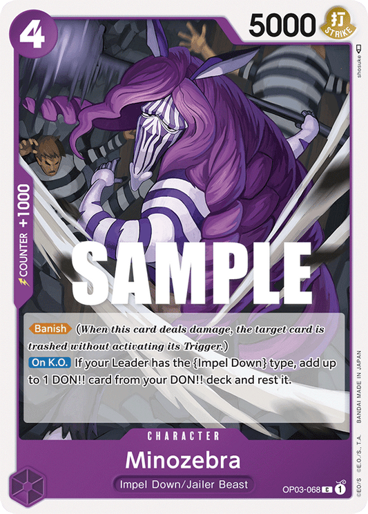 Minozebra (Character) (OP03-068)