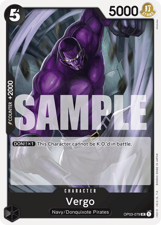 Vergo (Character) (OP03-079) (PRB01 Reprint) (UC)