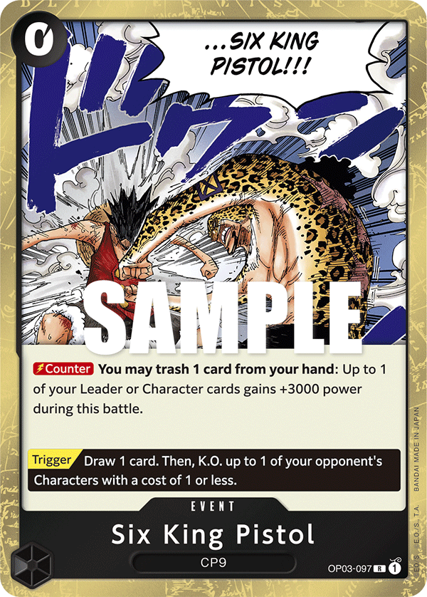 Six King Pistol (Event) (OP03-097) (R)