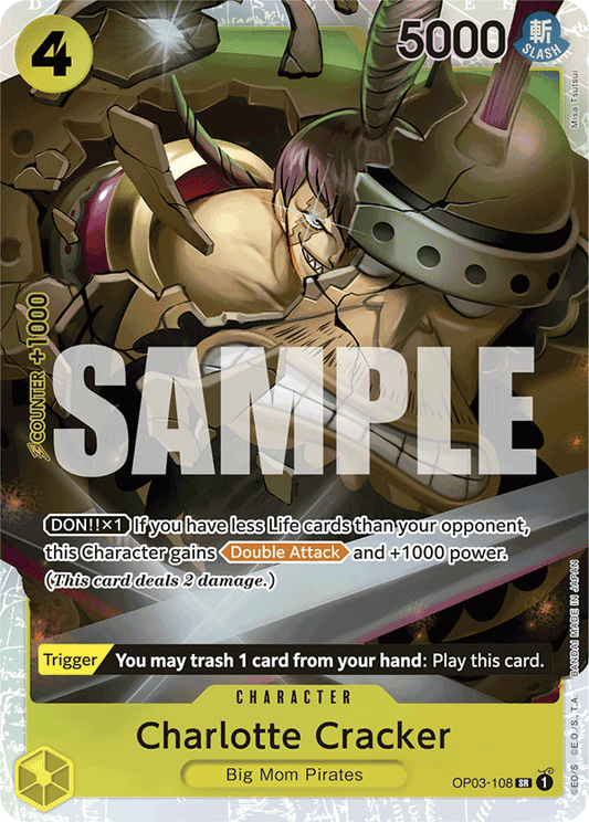 Charlotte Cracker (Character) (OP03-108) (PRB01 Reprint) (SR)