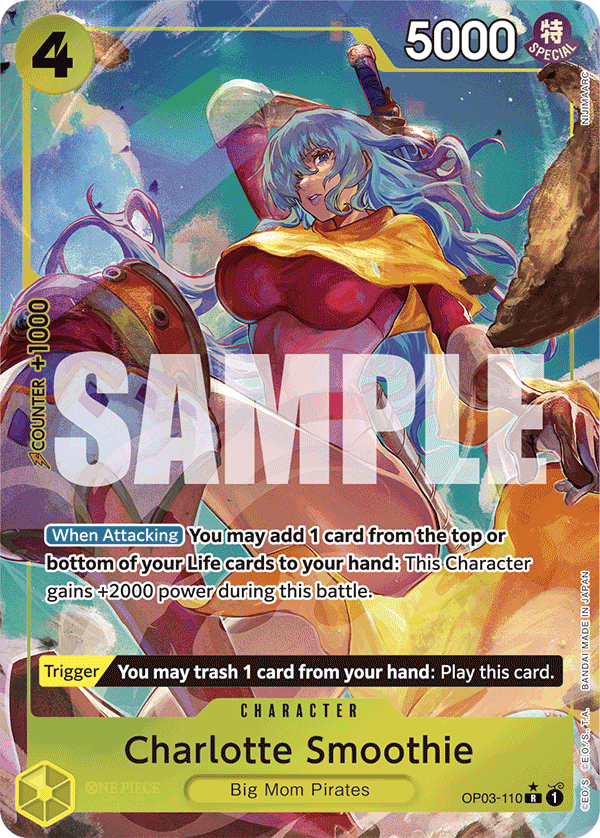 Charlotte Smoothie (Character) (OP03-110) (PRB01 Reprint) (R) (Full Art)