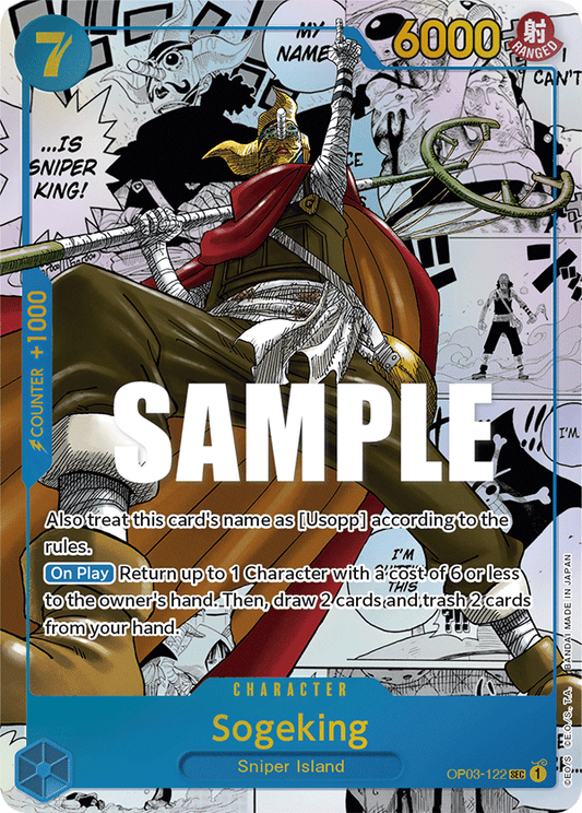 Sogeking (Character) (OP03-122) (SEC) (Alternate Art) (Manga Rare)