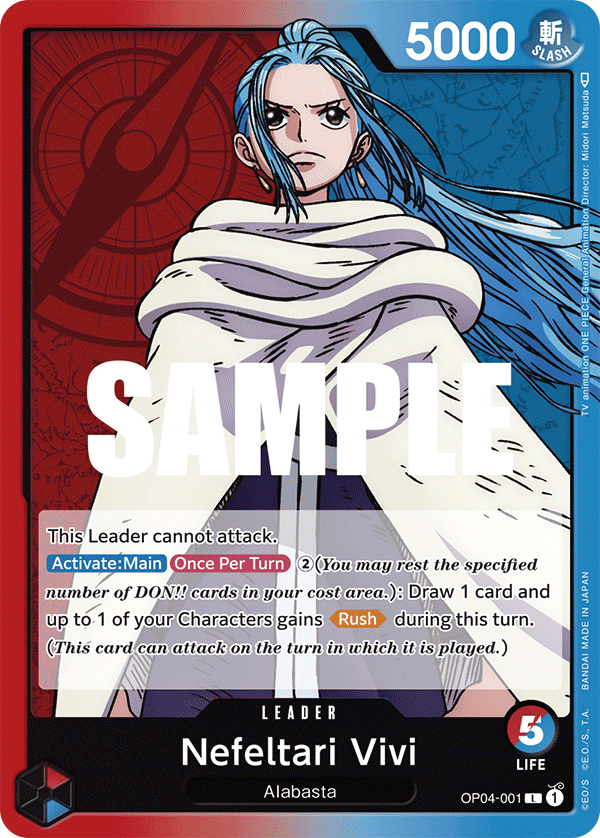 Nefeltari Vivi (Leader) (OP04-001)