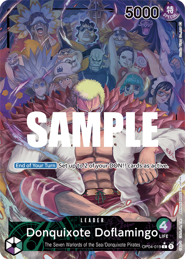 Donquixote Doflamingo (Leader) (OP04-019) (Alternate Art)