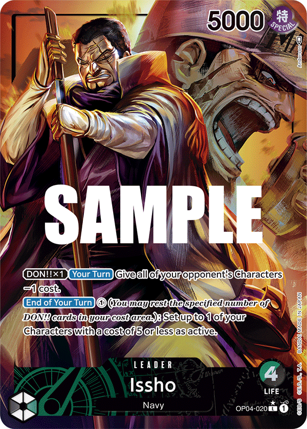 Issho (Character) (OP04-020) (SR) (Alternate Art)