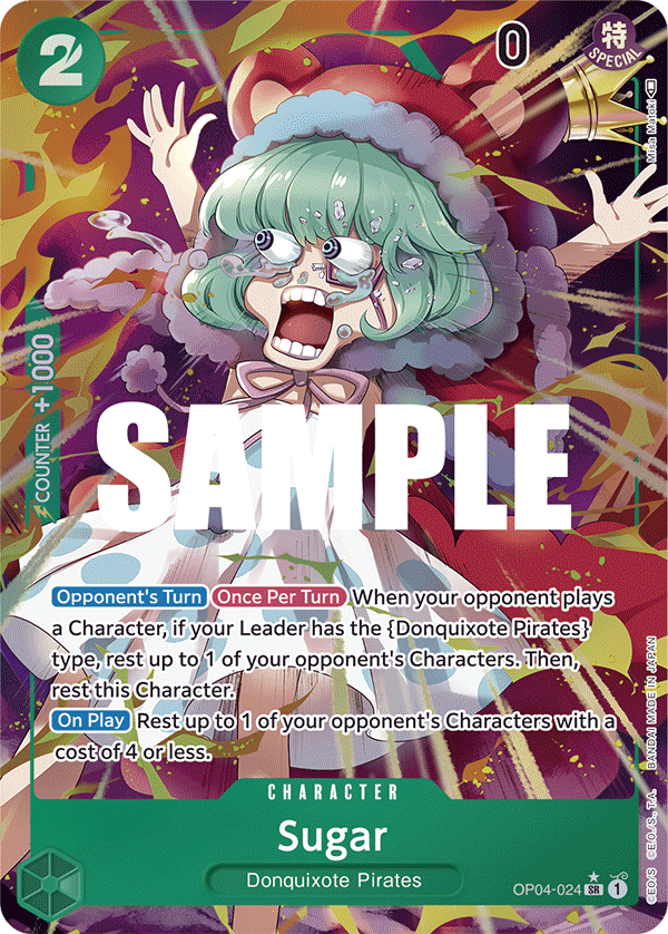Sugar (Character) (OP04-024) (SR) (Alternate Art)