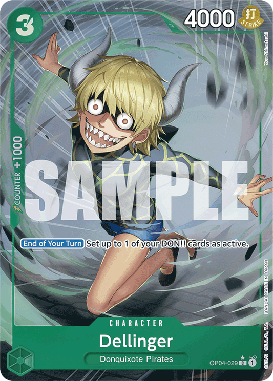 Dellinger (Character) (OP04-029) (PRB01 Reprint) (C) (Full Art)