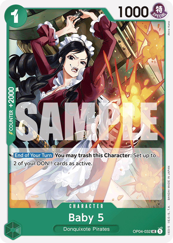 Baby 5 (Character) (OP04-032) (PRB01 Reprint) (UC)