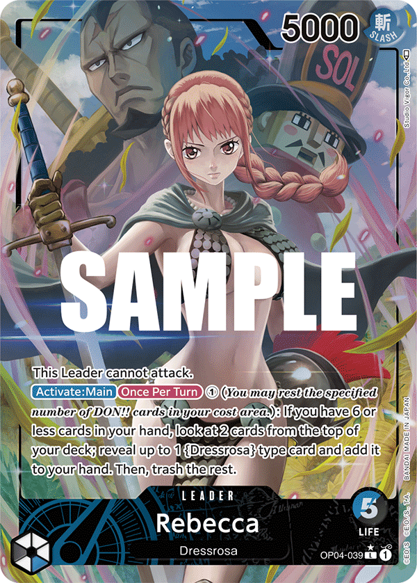 Rebecca (Leader) (OP04-039) (Alternate Art)