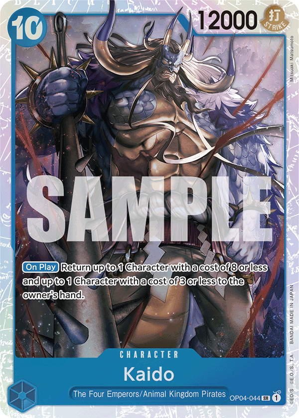 Kaido (Character) (OP04-044) (PRB01 Reprint) (SR)