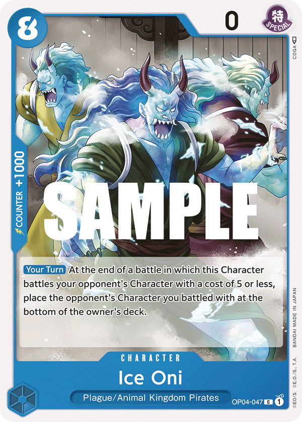 Ice Oni (Character) (OP04-047)