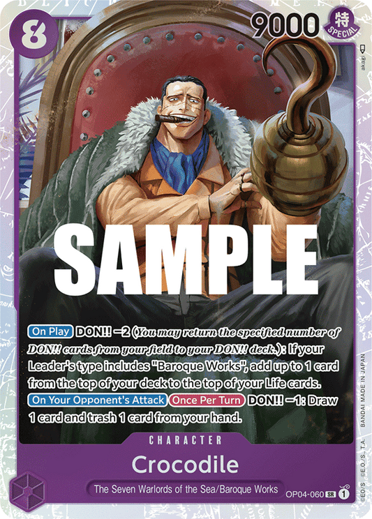Crocodile (Character) (OP04-060) (SR)