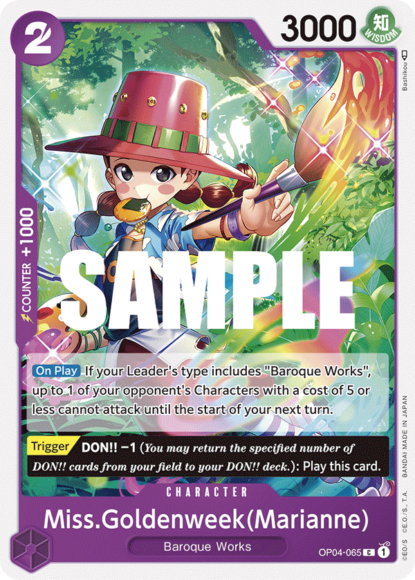 Miss.Goldenweek(Marianne) (Character) (OP04-065)