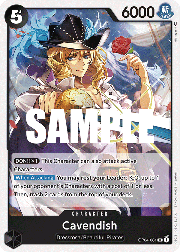 Cavendish (Charcter) (OP04-081) (R)