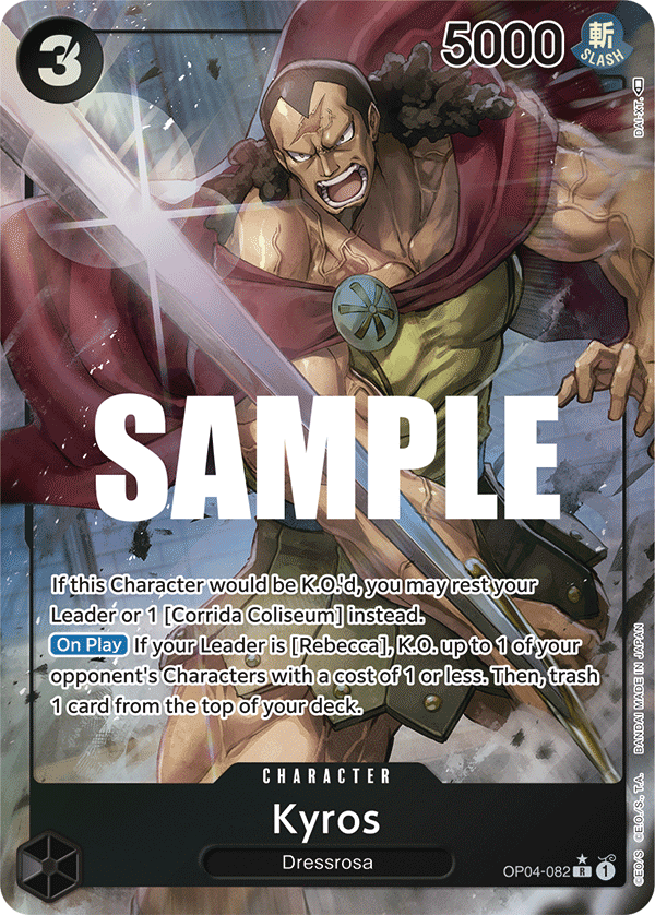 Kyros (Charcter) (OP04-082) (Alternate Art)