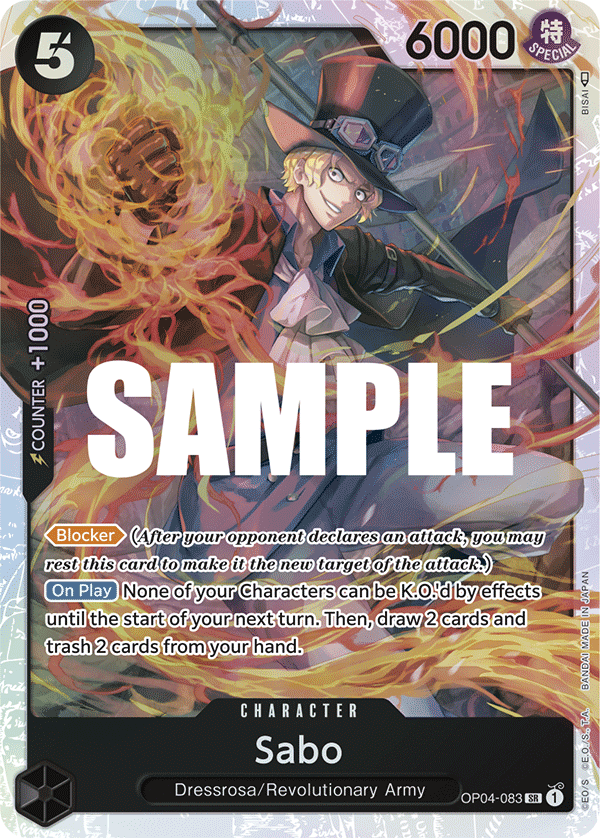 Sabo (Charcter) (OP04-083) (SR)
