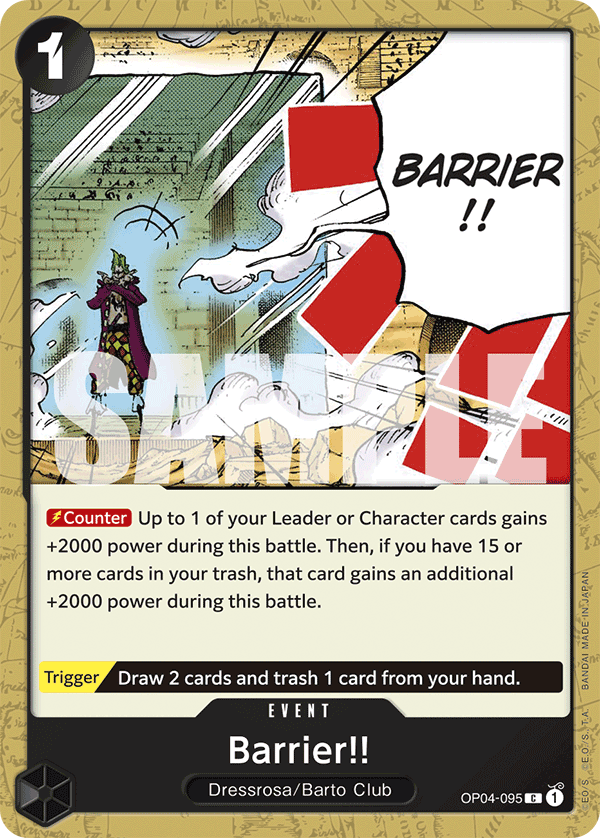 Barrier!! (Event) (OP04-095) (PRB01 Reprint) (C)