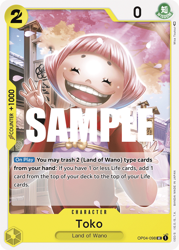 Toko (Character) (OP04-098)