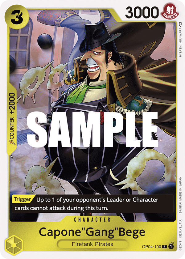 Capone ”Gang"Bege  (Character) (OP04-100)