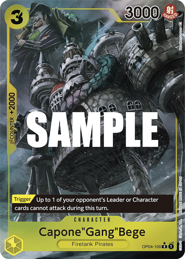 Capone”Gang"Bege (Character) (OP04-100) (Alternate Art)