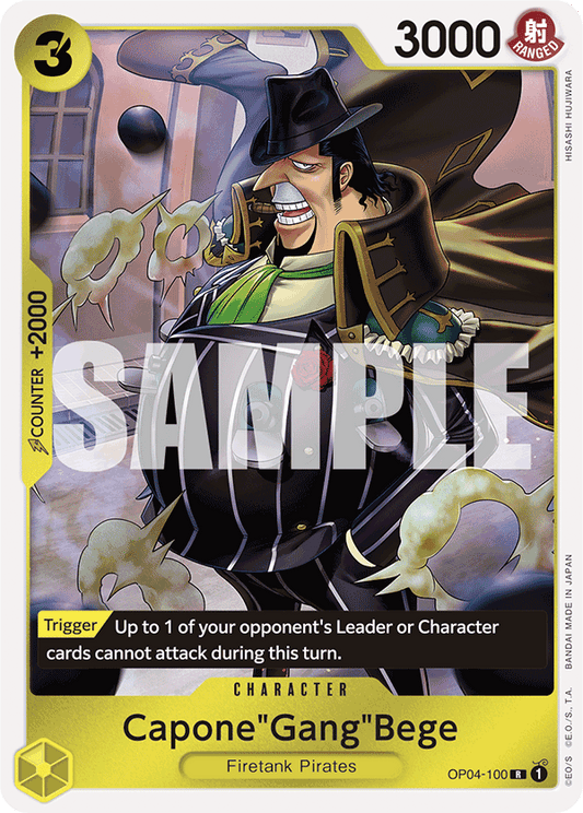 Capone Gang Bege (Character) (OP04-100) (PRB01 Reprint) (R)