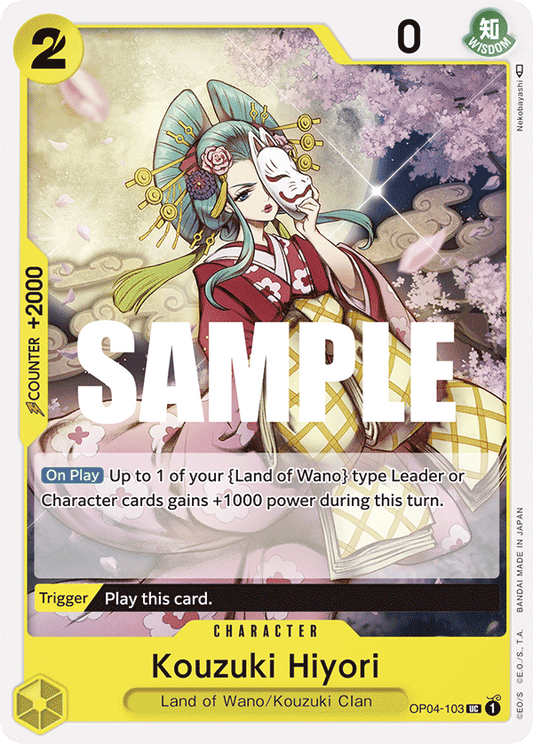 Kouzuki Hiyori (Character) (OP04-103)