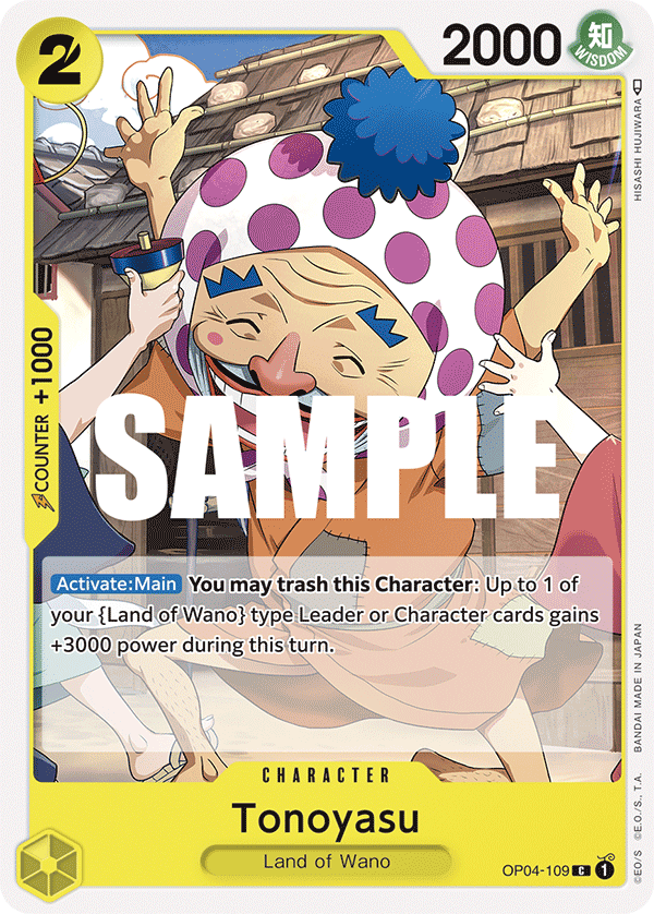 Tonoyasu (Character) (OP04-109)