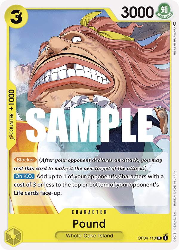Pound (Character) (OP04-110)