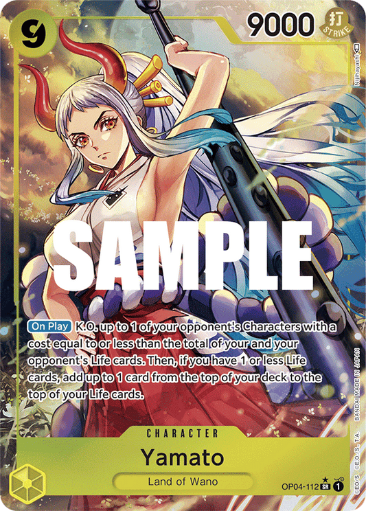 Yamato (Character) (OP04-112) (SR) (Alternate Art)