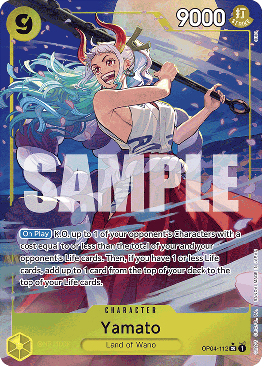 Yamato (Character) (OP04-112) (PRB01 Reprint) (SR) (Alternate Art)